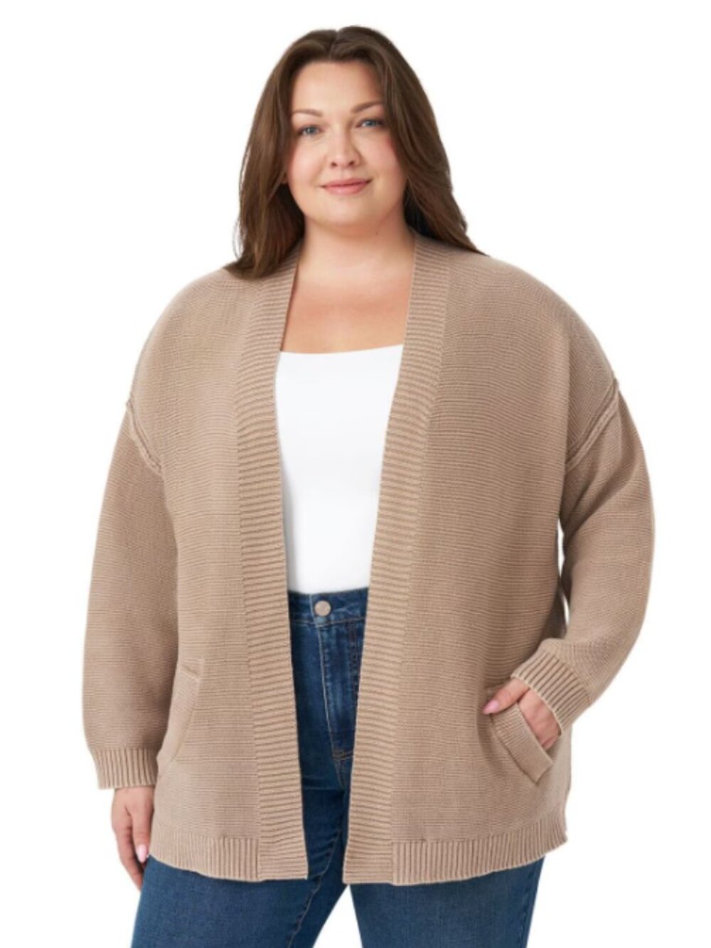 Seven7 Women's Open Knit Cardigan